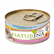 Naturina umido gatto tonno  con papaya 70 gr